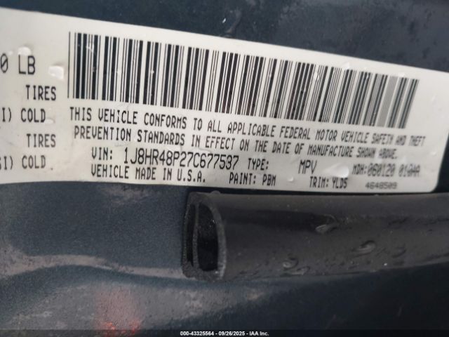 2007 JEEP GRAND CHEROKEE 1J8HR48P27C677537 Photo 8