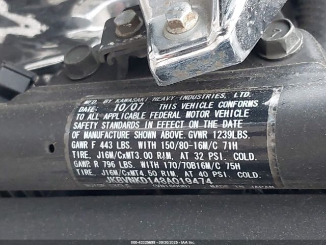2008 KAWASAKI VN1600 JKBVNKD148A019474 Photo 9