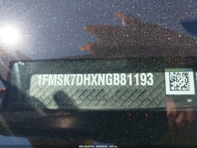 Ford EXPLORER XLT 2022 1FMSK7DHXNGB81193 Image 9