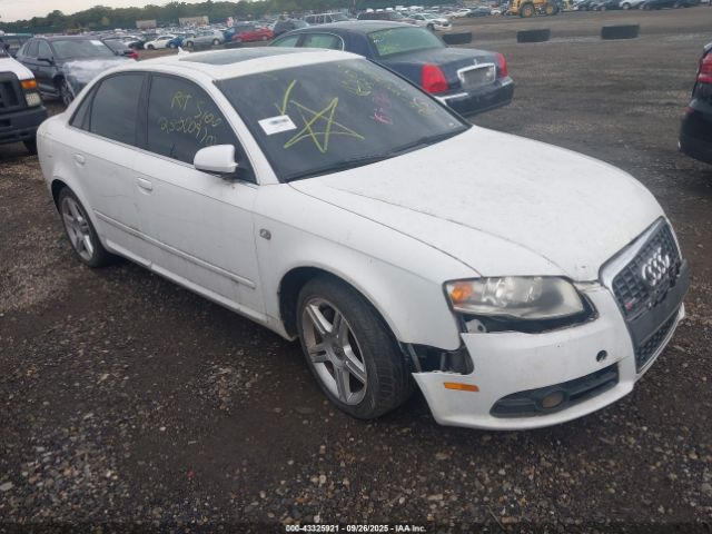 2008 AUDI A4 WAUAF78E68A047175