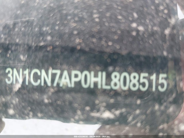 3N1CN7AP0HL808515 Nissan Versa