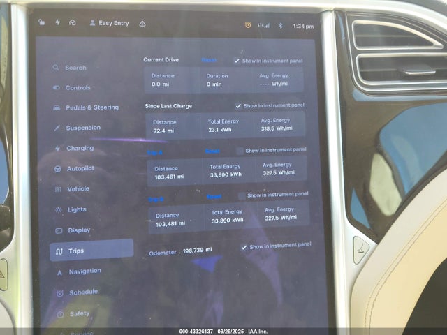 2014 TESLA MODEL S 5YJSA1H23EFP64306 Photo 6