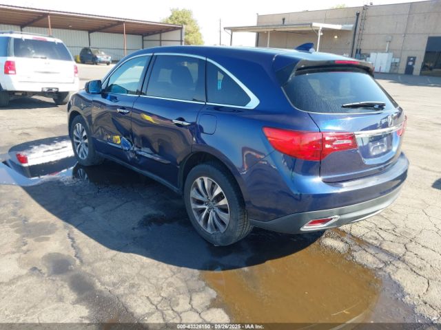 2014 ACURA MDX 5FRYD4H42EB007660 Photo 2