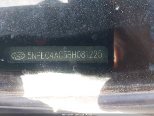 2011 HYUNDAI SONATA 5NPEC4AC5BH081225 Photo 8