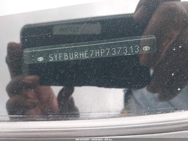 Toyota 2zr-fe 2017 5YFBURHE7HP737313 Image 9
