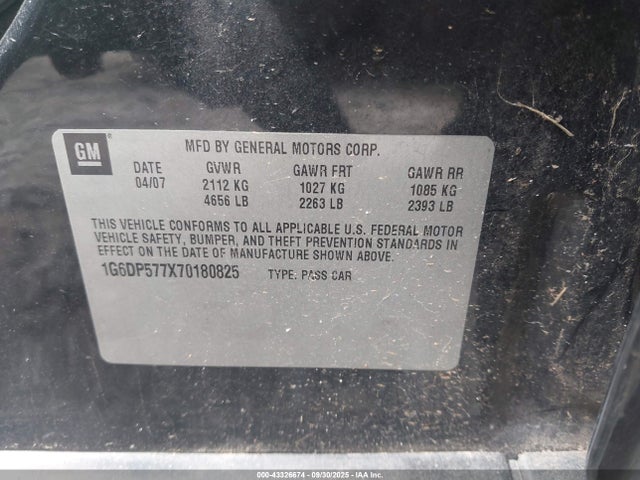 2007 CADILLAC CTS 1G6DP577X70180825 Photo 8