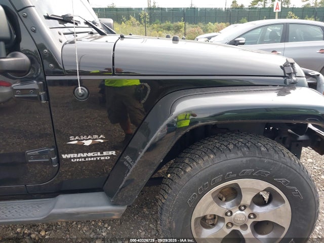 2016 Jeep Wrangler Unlimited Sahara მანქანა იყიდება აუქციონზე, vin: 1C4BJWEG9GL136764, აუქციონის ნომერი: 43326729