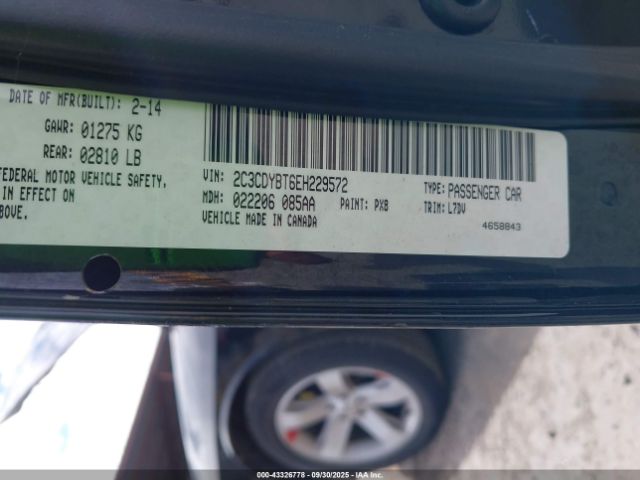 2014 DODGE CHALLENGER 2C3CDYBT6EH229572 Photo 8