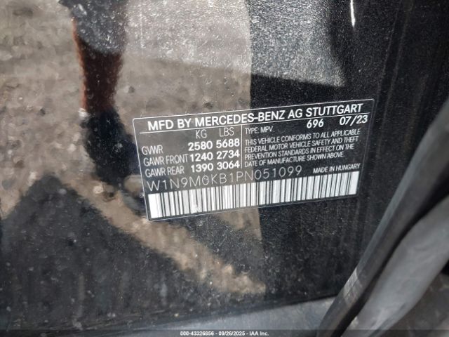 2023 MERCEDES-BENZ EQB 300 SUV W1N9M0KB1PN051099 Photo 8