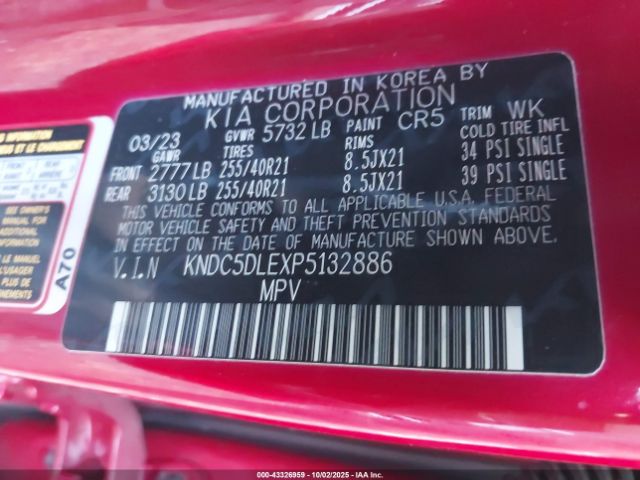 2023 KIA EV6 KNDC5DLEXP5132886 Photo 8