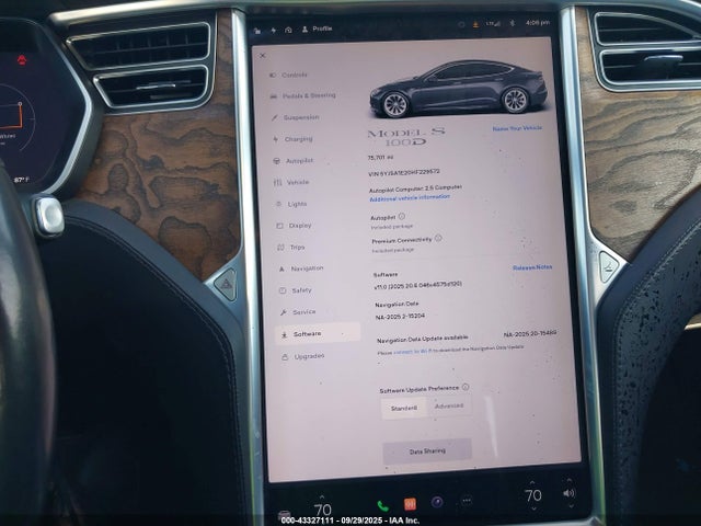 5YJSA1E20HF229572 Tesla MODEL S