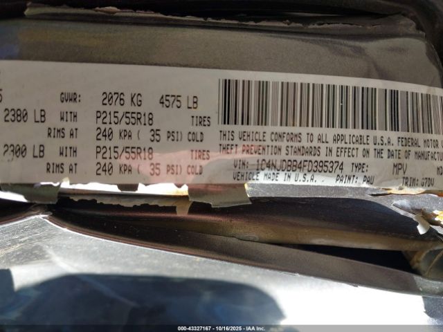 2015 JEEP COMPASS 1C4NJDBB4FD395374 Photo 8