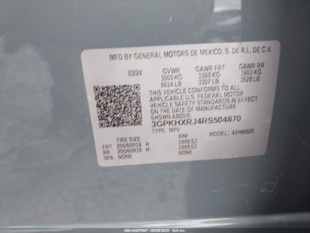 2024 HONDA PROLOGUE 3GPKHXRJ4RS504870 Photo 8