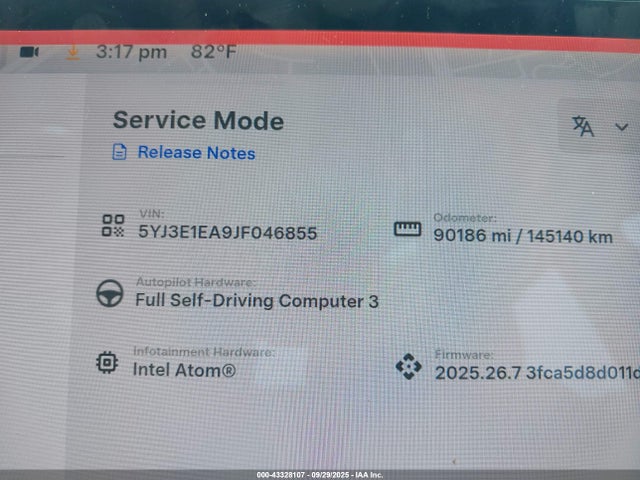 2018 TESLA MODEL 3 5YJ3E1EA9JF046855 Photo 6