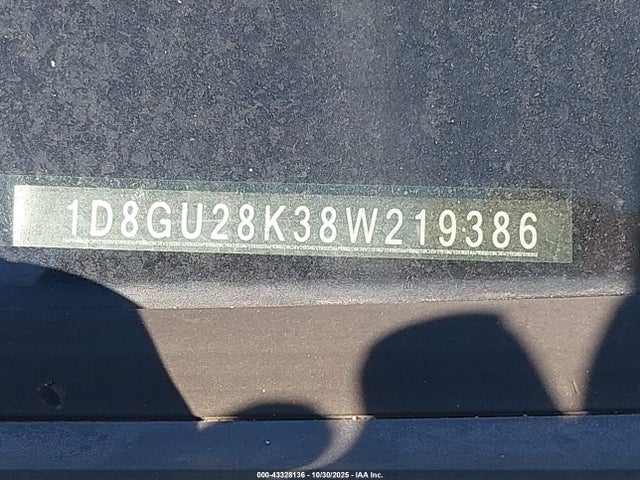Aukcja sprzedaży 2008 Dodge Nitro Sxt, vin: 1D8GU28K38W219386, numer aukcji: 43328136