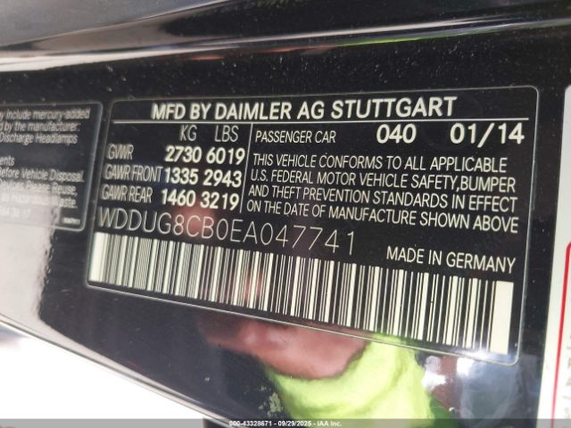 2014 MERCEDES-BENZ S 550 WDDUG8CB0EA047741 Photo 8