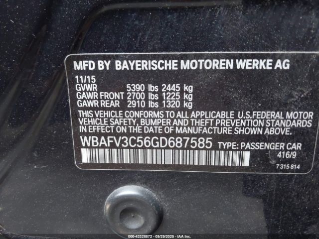2016 BMW 535D WBAFV3C56GD687585 Photo 8