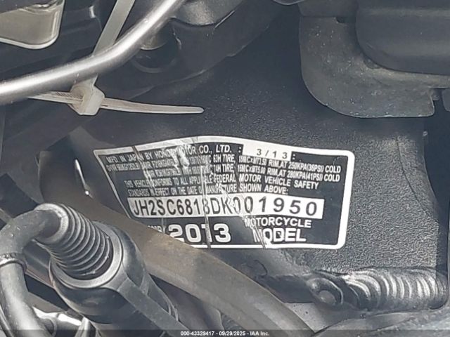 2013 HONDA GL1800 JH2SC6818DK001950 Photo 9