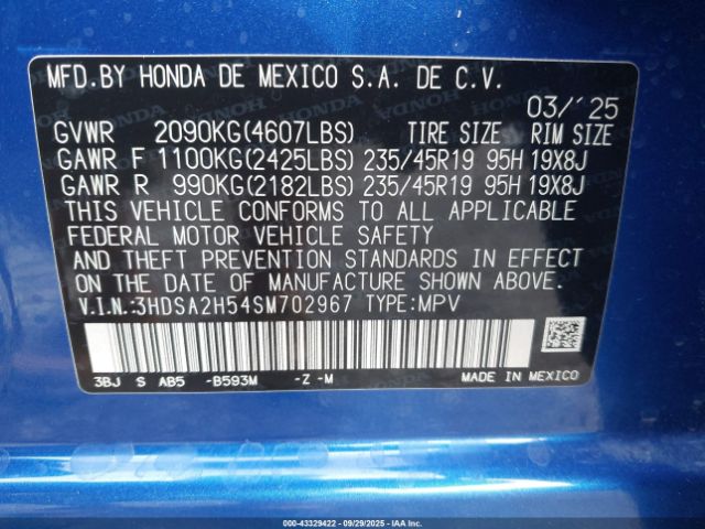 2025 ACURA ADX 3HDSA2H54SM702967 Photo 8