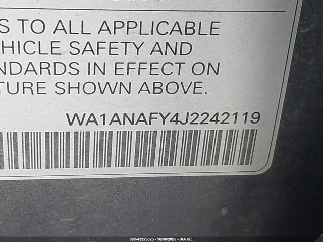 2018 AUDI Q5 WA1ANAFY4J2242119 Photo 8