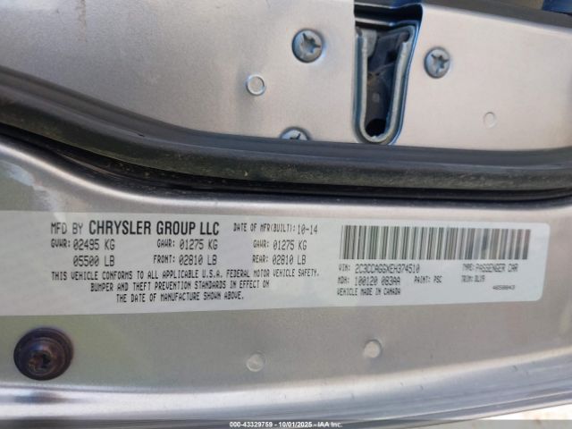 2014 CHRYSLER 300 2C3CCAGGXEH374510 Photo 8