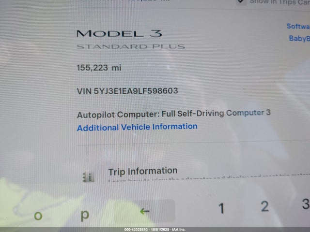 2020 TESLA MODEL 3 5YJ3E1EA9LF598603 Photo 6