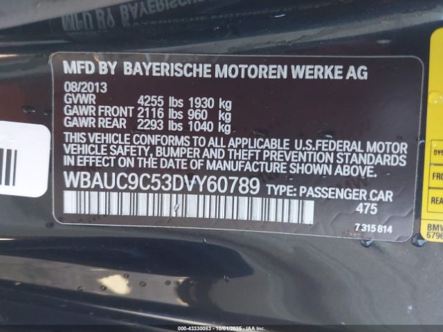 2013 BMW 135I WBAUC9C53DVY60789 Photo 8