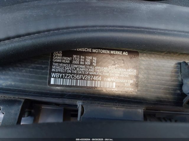 2015 BMW I3 WBY1Z2C56FV287464 Photo 8