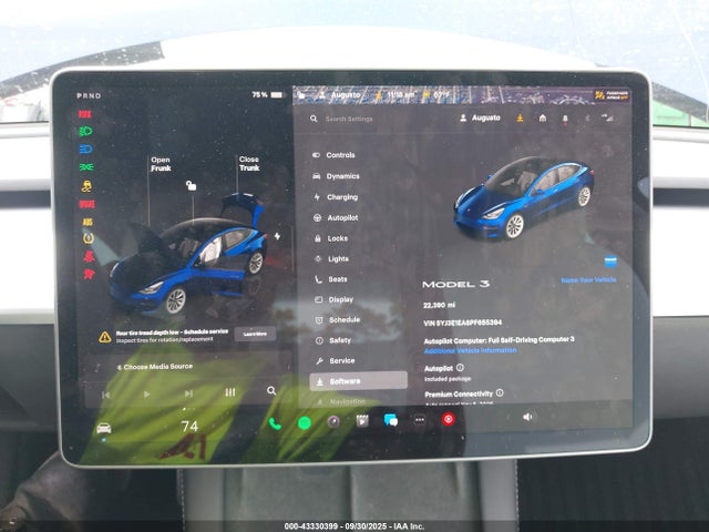 2023 TESLA MODEL 3 5YJ3E1EA8PF655394 Photo 6