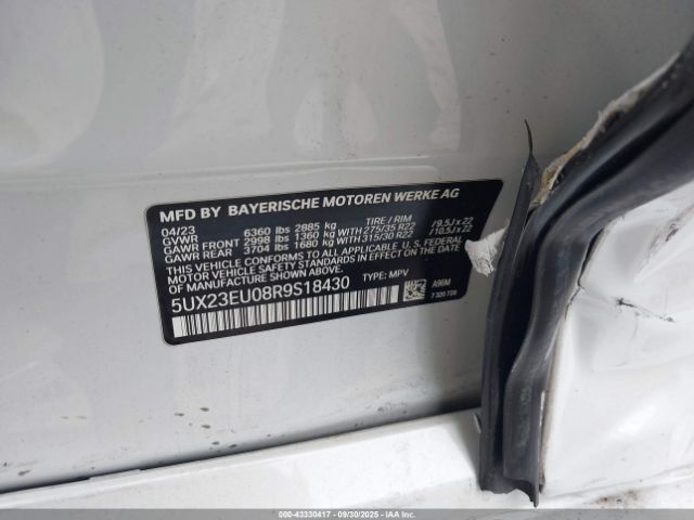 2024 BMW X5 5UX23EU08R9S18430 Photo 8