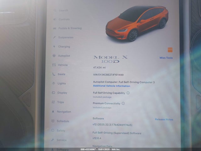 2018 TESLA MODEL X 5YJXCBE27JF101499 Photo 8
