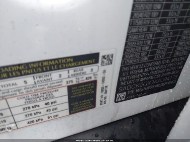 2019 JAGUAR F-PACE SADCK2GX3KA394178 Photo 8