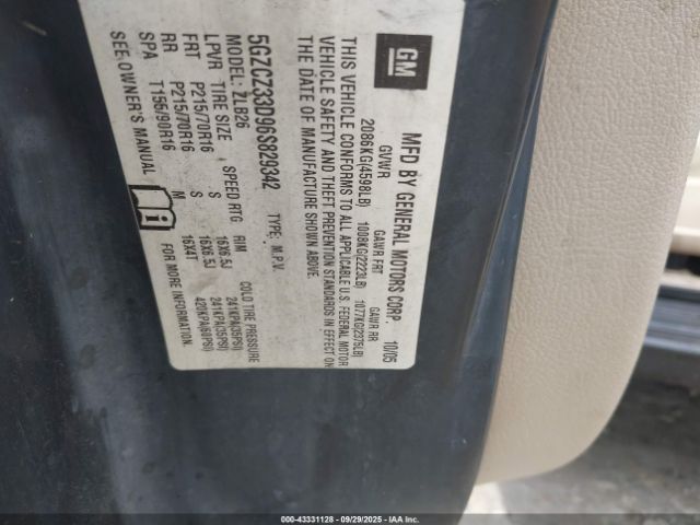 2006 SATURN VUE 5GZCZ33D96S829342 Photo 8