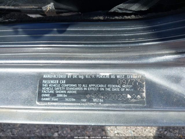 1978 PORSCHE 924 9248202342 Photo 8