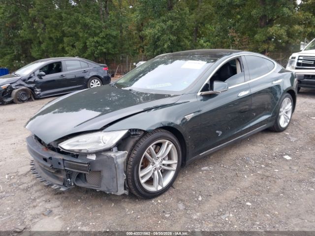 2014 TESLA MODEL S 5YJSA1H1XEFP37336 Photo 1