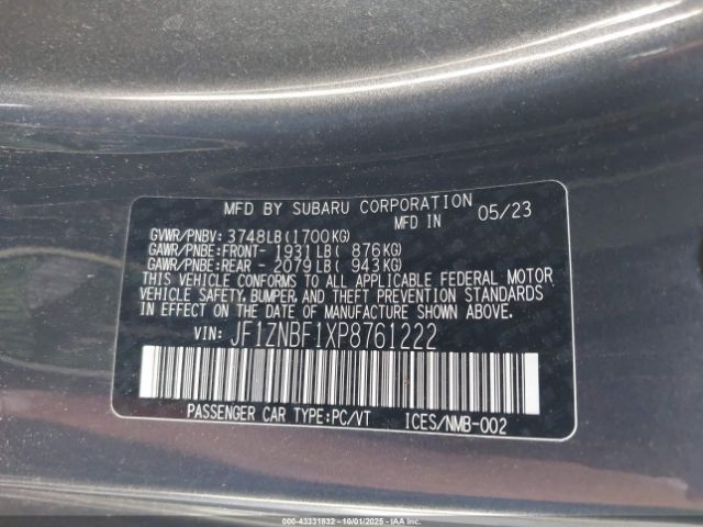 2023 TOYOTA GR86 JF1ZNBF1XP8761222 Photo 8