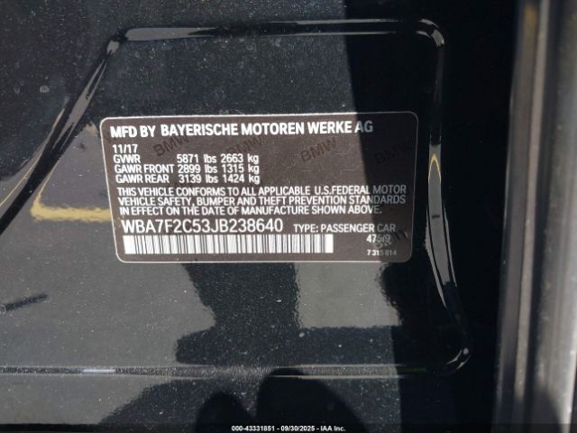 2018 BMW ALPINA B7 WBA7F2C53JB238640 Photo 8