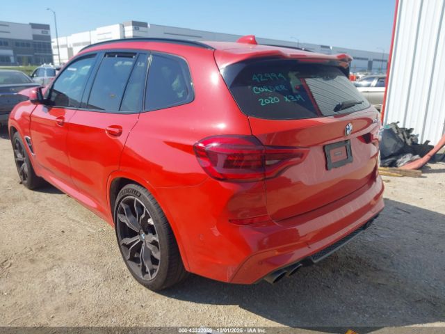 2020 BMW X3 M 5YMTS0C01LLT10705 Photo 2