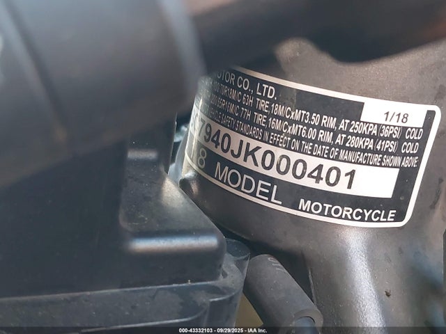 Honda Gl1800 B 2018 JH2SC7940JK000401 Image 10