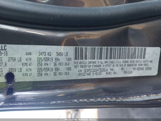 2017 DODGE JOURNEY 3C4PDCGG5HT522614 Photo 8