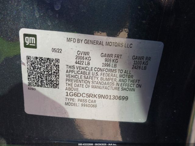 2022 CADILLAC CT4 1G6DC5RK9N0130699 Photo 8