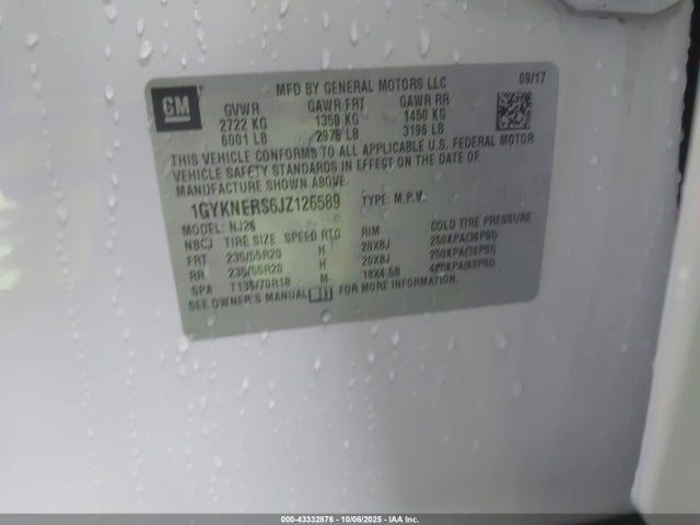 2018 CADILLAC XT5 1GYKNERS6JZ126589 Photo 8