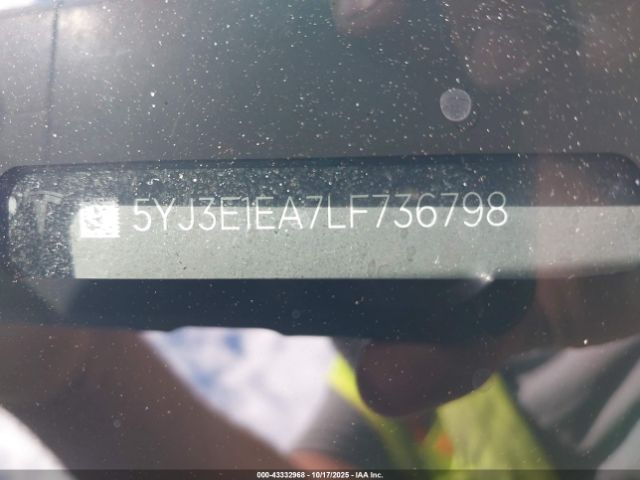 2020 TESLA MODEL 3 5YJ3E1EA7LF736798 Photo 8