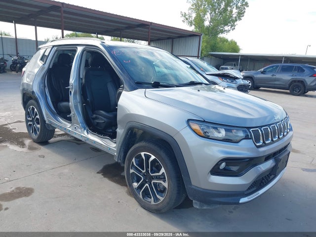 2022 Jeep Compass Limited 4x4 მანქანა იყიდება აუქციონზე, vin: 3C4NJDCB1NT210348, აუქციონის ნომერი: 43333038