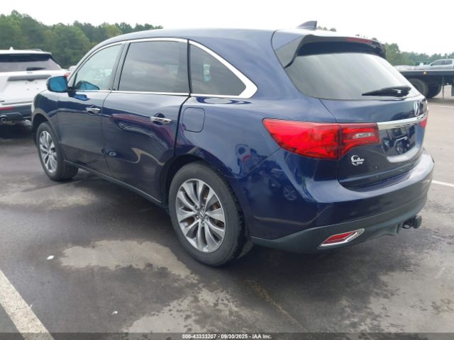2014 ACURA MDX 5FRYD3H41EB005649 Photo 2