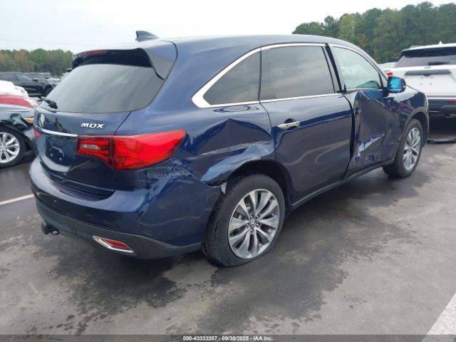2014 ACURA MDX 5FRYD3H41EB005649 Photo 3