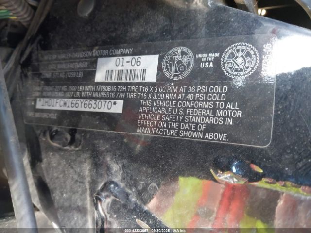 2006 HARLEY-DAVIDSON FLHTCUI 1HD1FCW166Y663070 Photo 9