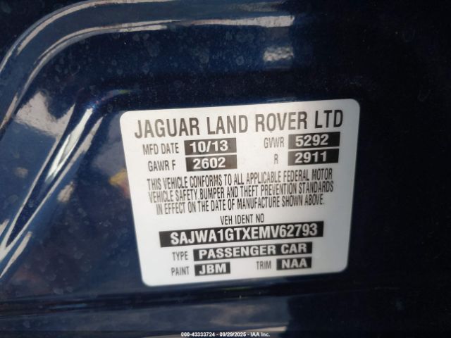 2014 JAGUAR XJ SAJWA1GTXEMV62793 Photo 8