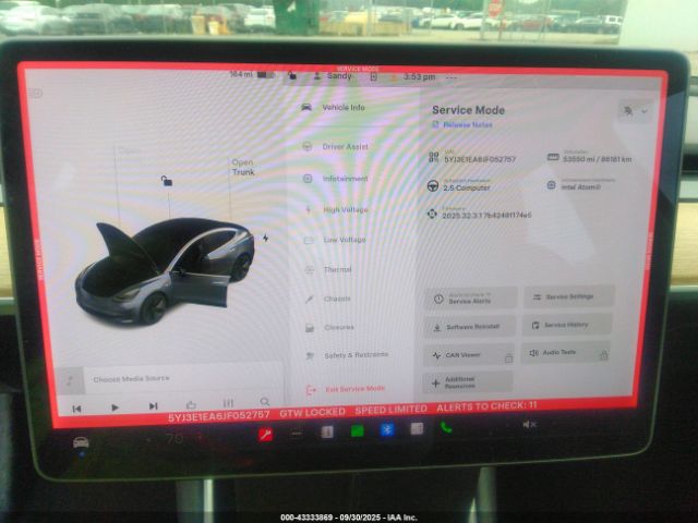 2018 TESLA MODEL 3 5YJ3E1EA6JF052757 Photo 6