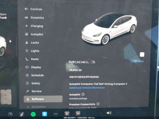 2023 TESLA MODEL 3 5YJ3E1EA1PF492555 Photo 6